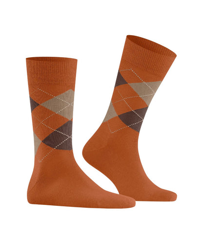 Edinburgh Sok | Marigold diamond check
