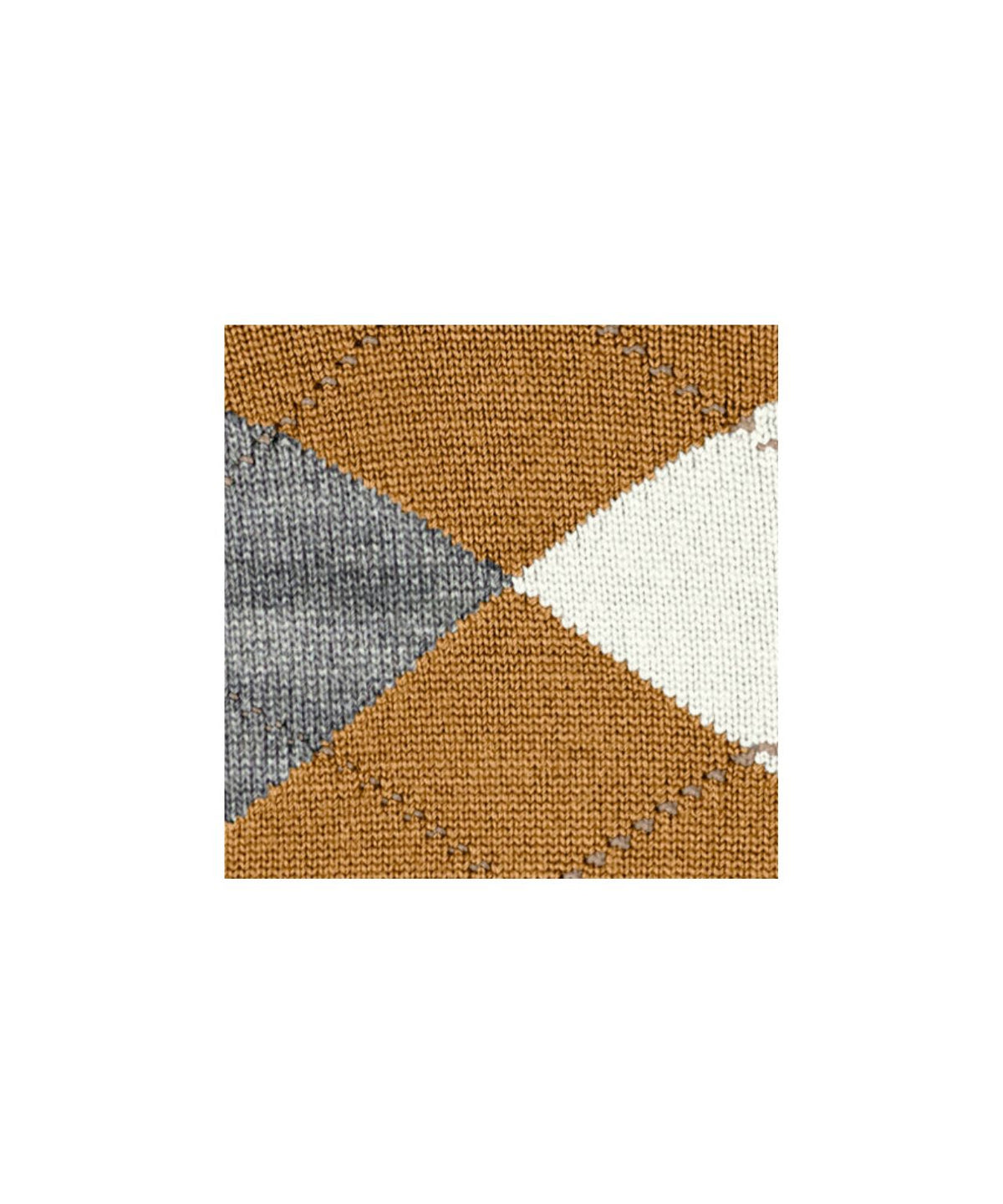 Edinburgh Sok | Amber diamond check