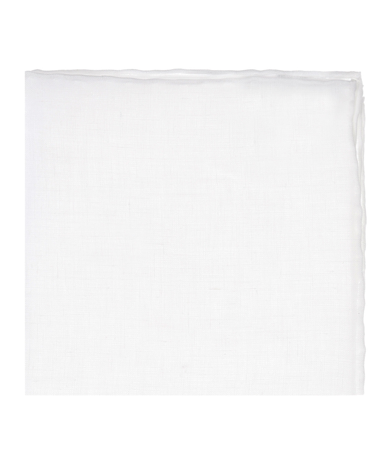 Pocket Square 100% Linen | White