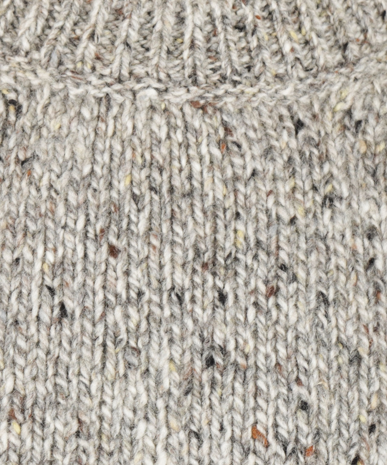 Fisherman Round Neck Pullover | Brown