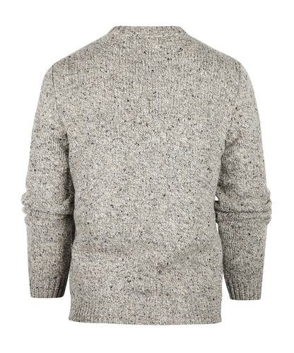 Fisherman Round Neck Pullover | Brown