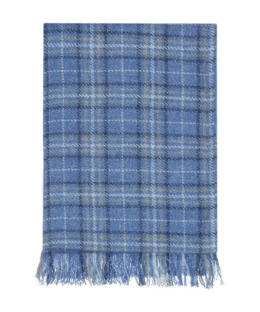 Harris Tweed Scarf | Licht Blauw