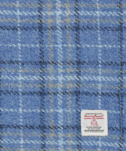 Harris Tweed Scarf | Blauw