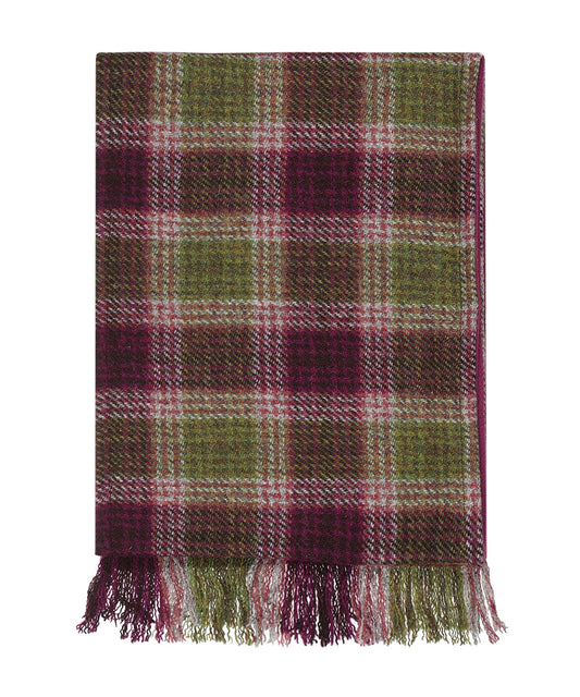 Harris Tweed Scarf | Paars Groen