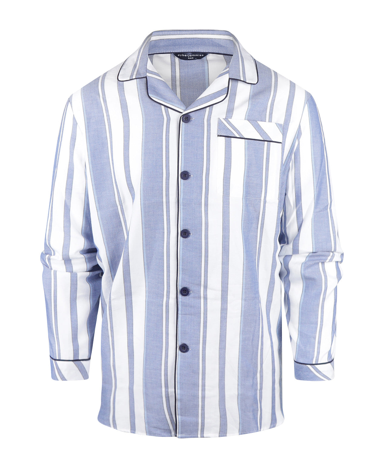 Flanell-Pyjama-Set | Blau