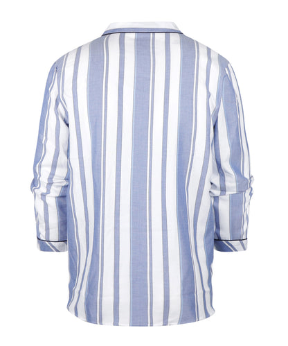 Flanell-Pyjama-Set | Blau