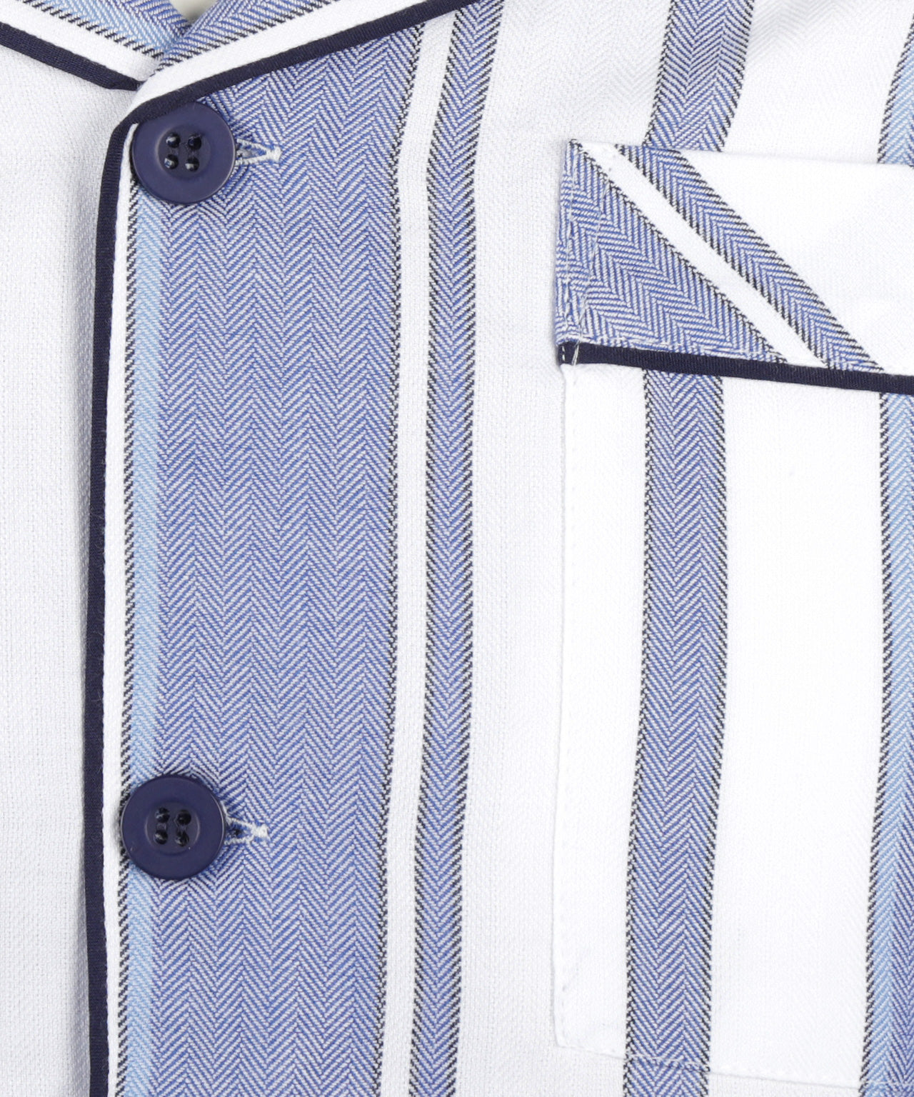 Flanell-Pyjama-Set | Blau