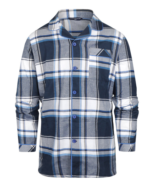 Pyjama Katoen | Navy Wit Ruit