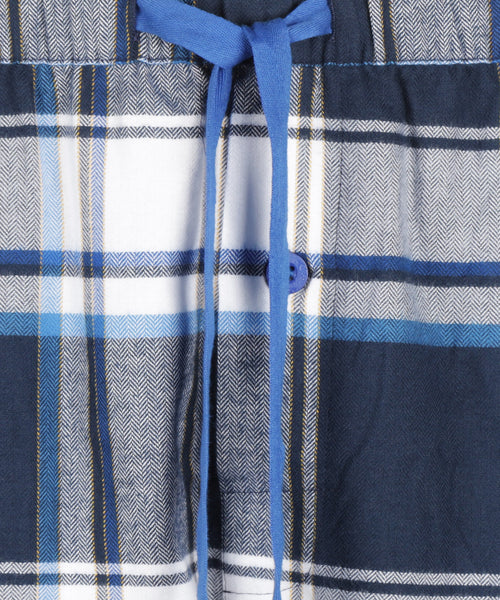 Pyjama Set Flanel | Blauw