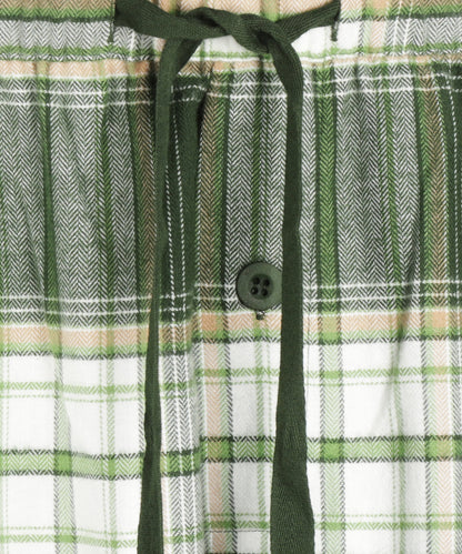 Flanell-Pyjama-Set | Grün