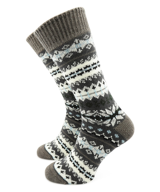Sokken Fairisle Heavyweight | Grey