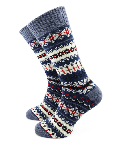 Sokken Fairisle Heavyweight | Denim