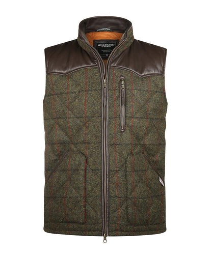 Bodywarmer Levi | Mosgroen Ruit