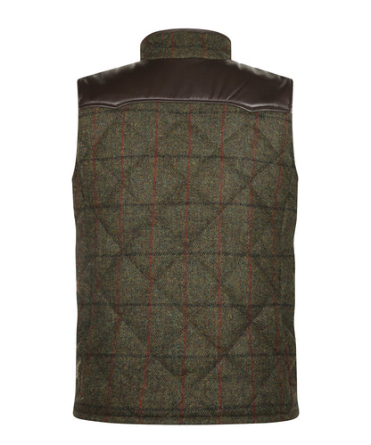 Bodywarmer Levi | Mosgroen Ruit