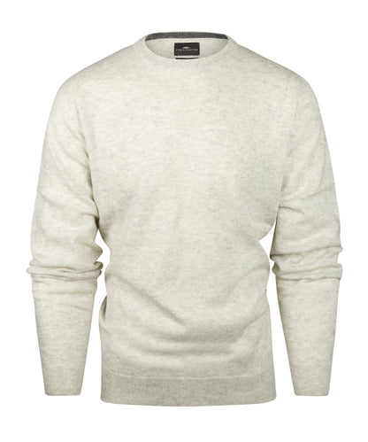 Cashmere Ronde Hals Pullover | Winter White