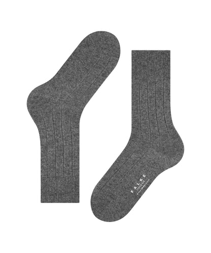 Lhasa Rib Men Socks | Grey
