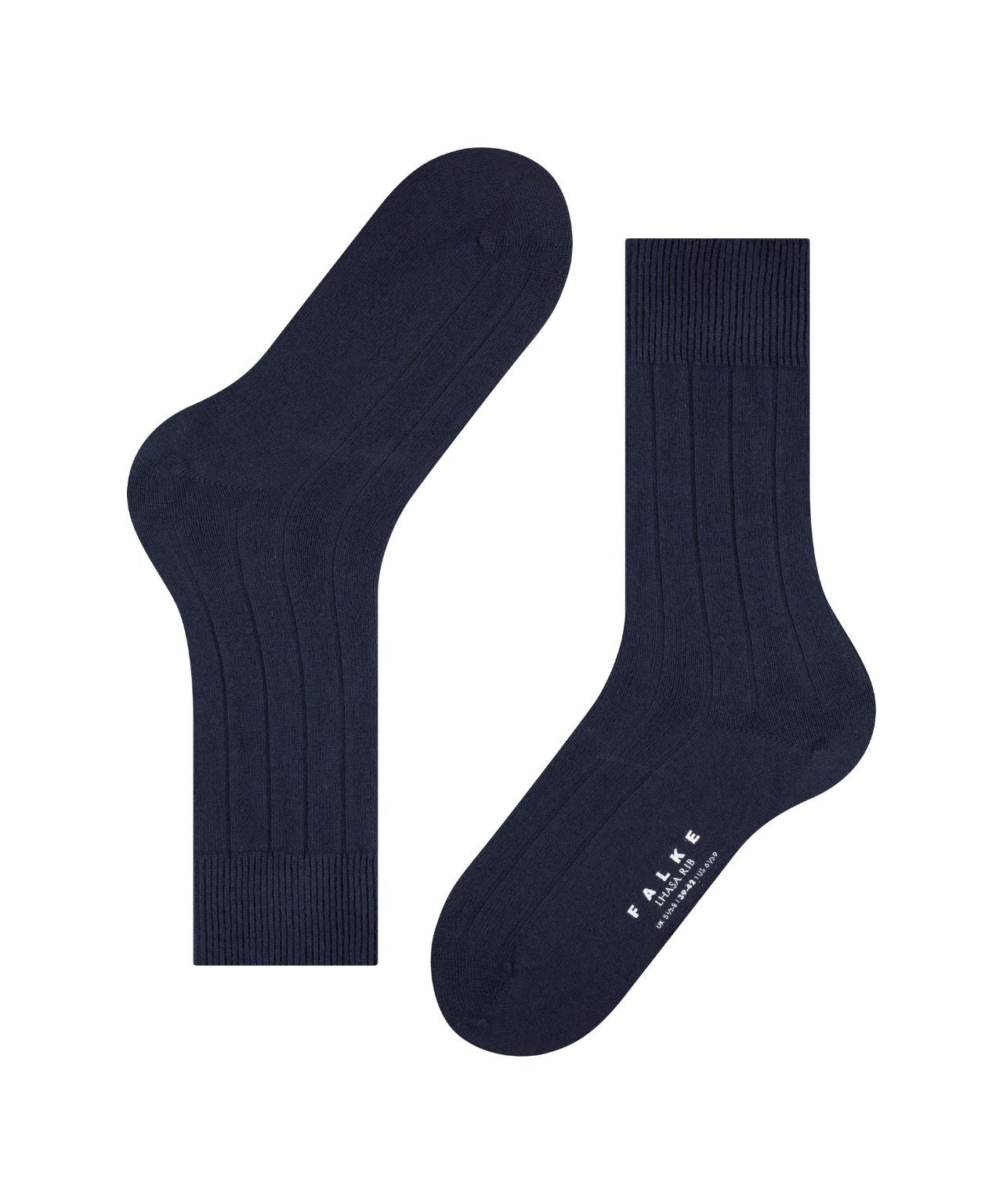 Lhasa Rib Heren Sokken | Navy
