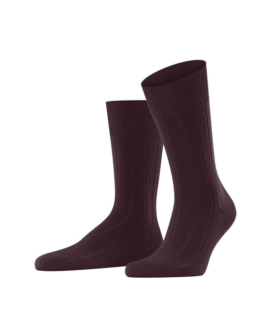 Lhasa Rib Men's Socks | Red