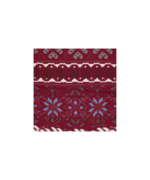 Burlington Country Fair Isle sok | Rood