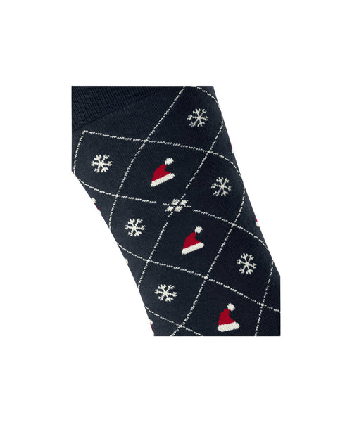 Burlington X-Mas Argyle sok | Blauw