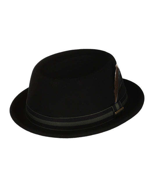 Pork Pie Woolfelt | Zwart
