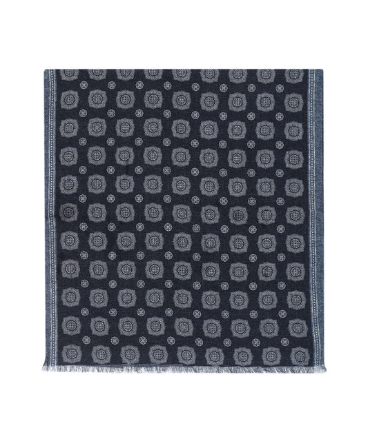 Sjaal Wol 40X180cm | Indigo