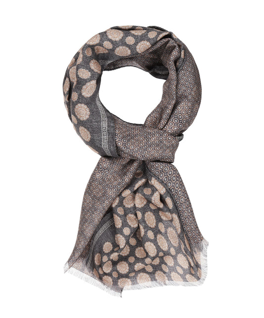 Sjaal Wol 40X180cm | Bruin