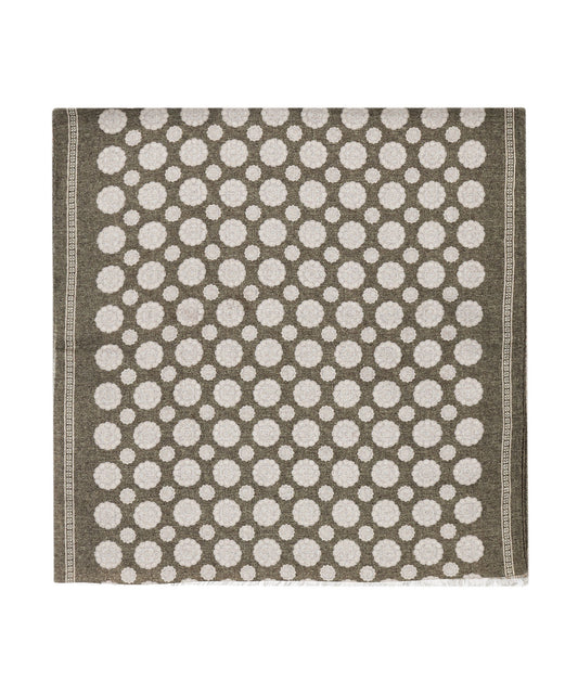 Sjaal Wol 40X180cm | Bruin Groen