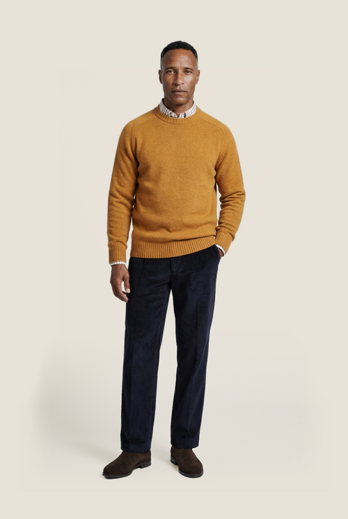 Barbour Grangetown Pullover | Geel