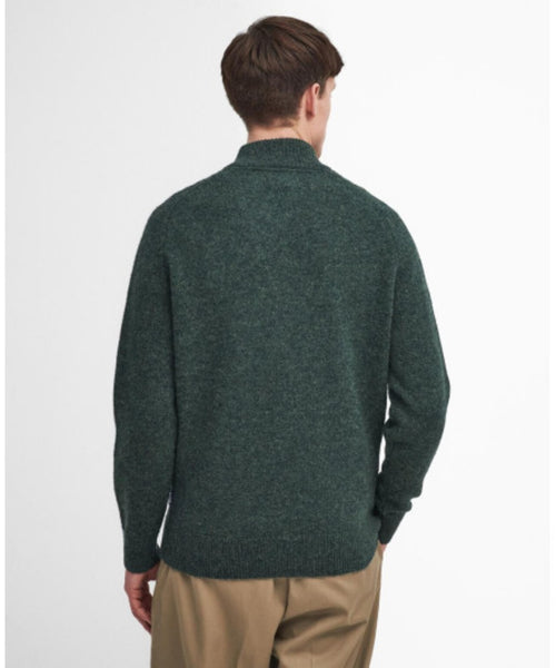 Barbour Talder Half Zip Knitted | Groen