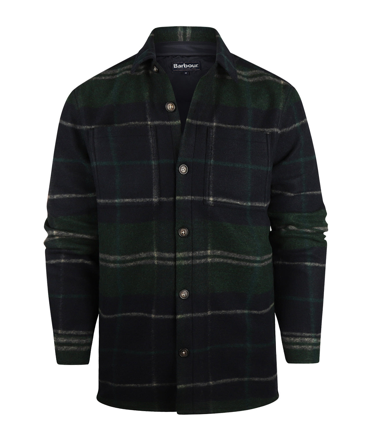 Barbour Chapter Tailored Check Overshirt | Green