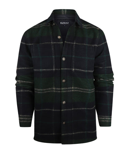 Barbour Chapter Tailored Check Overshirt | Green