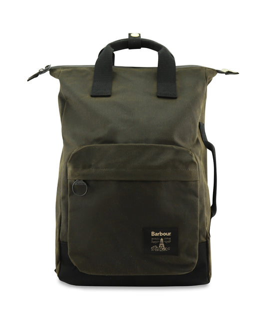 Barbour Field Wax Rucksack | Grün