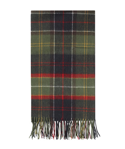 Barbour Brack Patchwork Tartan Scarf | Red