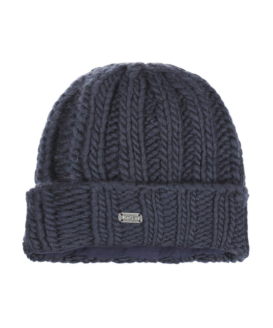 Muts Wol Fleece Lining | Donker Navy