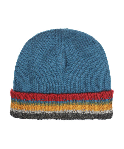 Muts Wol Fleece Lining | Blauwgroen