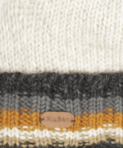 Muts Wol Fleece Lining | Havermoutkleur