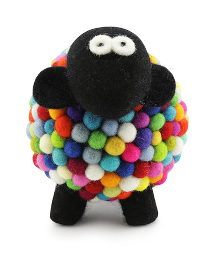 Felt Sheep Large multicolor |