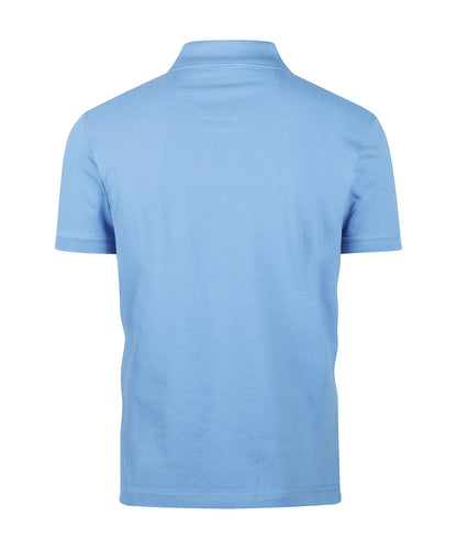 Barbour Tartan Piqué Polo | Blau