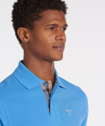 Barbour Tartan Piqué Polo | Blau