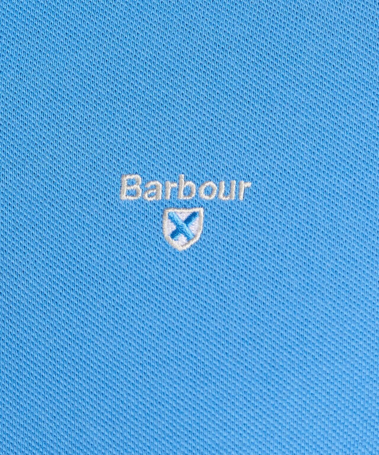 Barbour Tartan Piqué Polo | Blau
