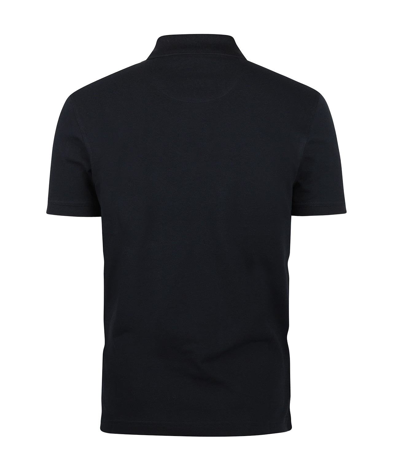 Tartan Pique Polo | New Navy