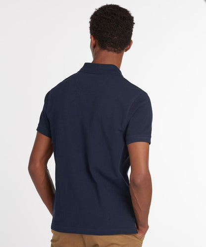 Tartan Pique Polo | New Navy