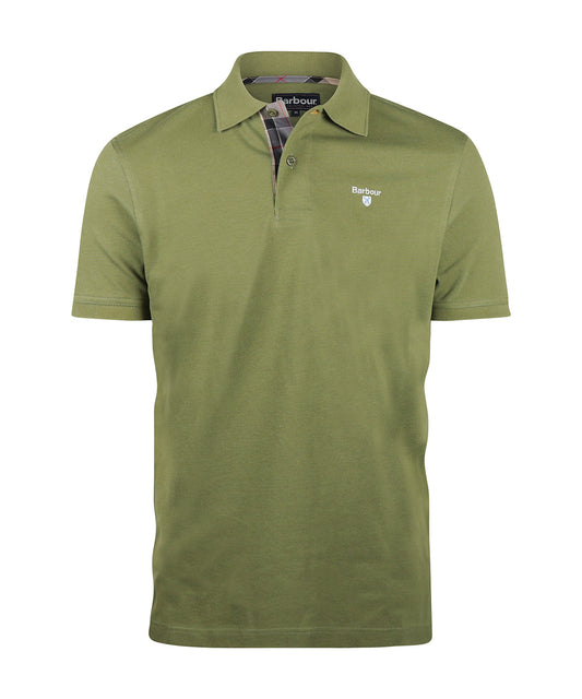 Tartan Pique Polo | Olive