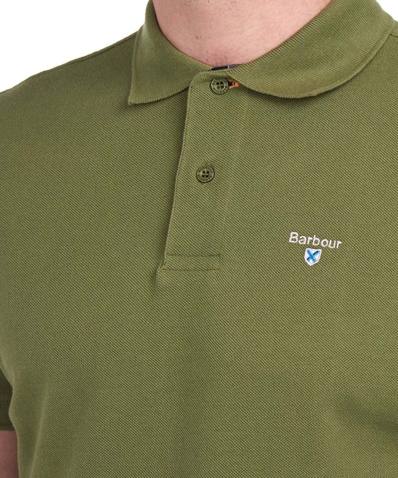 Barbour Tartan Piqué Polo | Grün