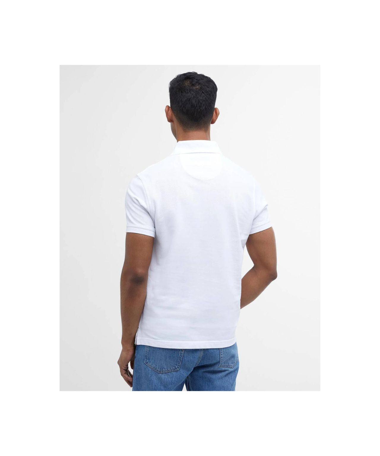 Tartan Pique Polo | White Dress