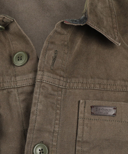 Lingfield Canvas Overshirt | Fern