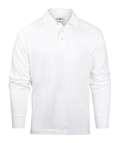 Polo lange mouw | White