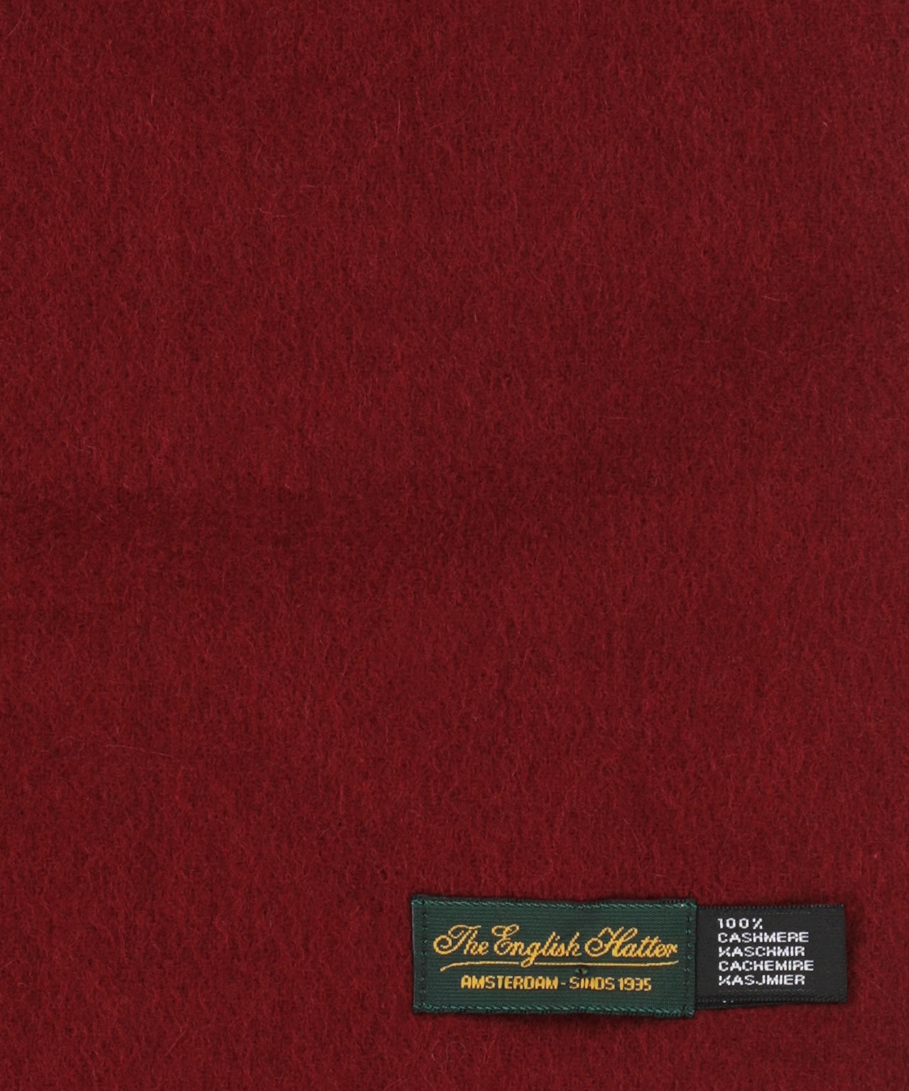 Sjaal 100% Cashmere | Bordeaux
