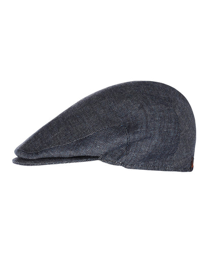 Klassische Kappe aus 100 % Leinen | Blau
